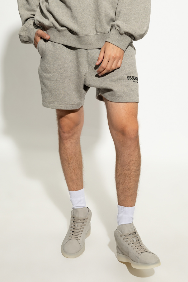Grey shorts High-Waist with logo Fear Of God Essentials